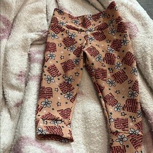 B52 Small Shop “GRL PWR” Muted Color-Scheme Leggings- 9-12